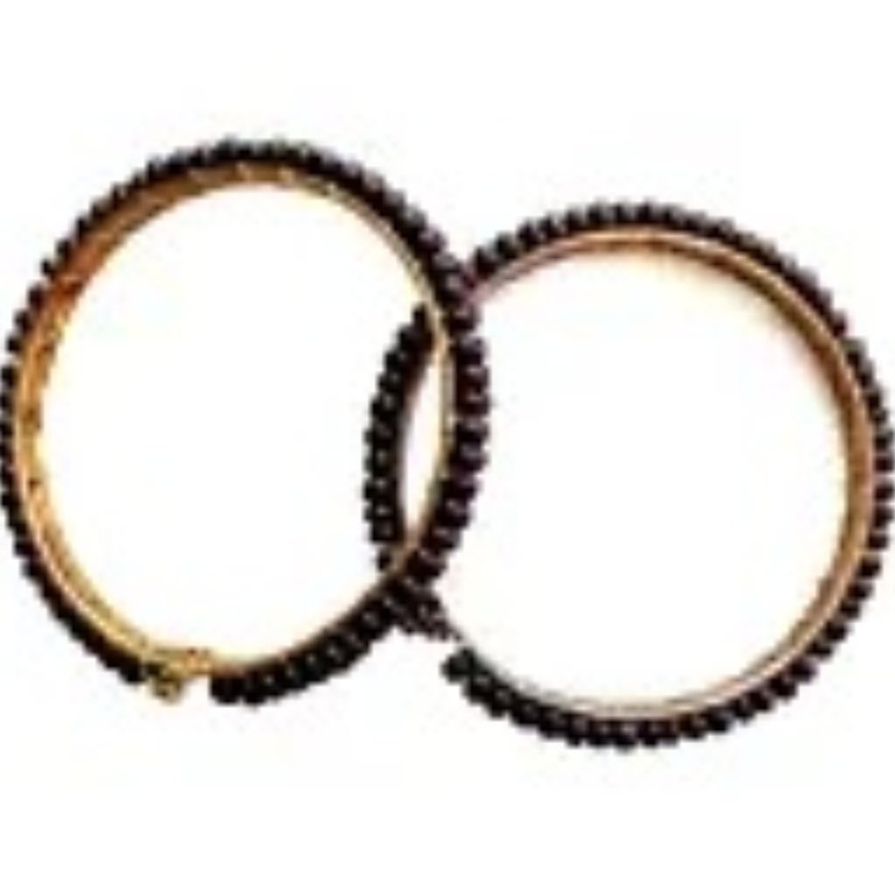 Antique/Vintage Victorian Era Natural Garnet Bhmn Bracelets-2 bracelets 5.6 grm